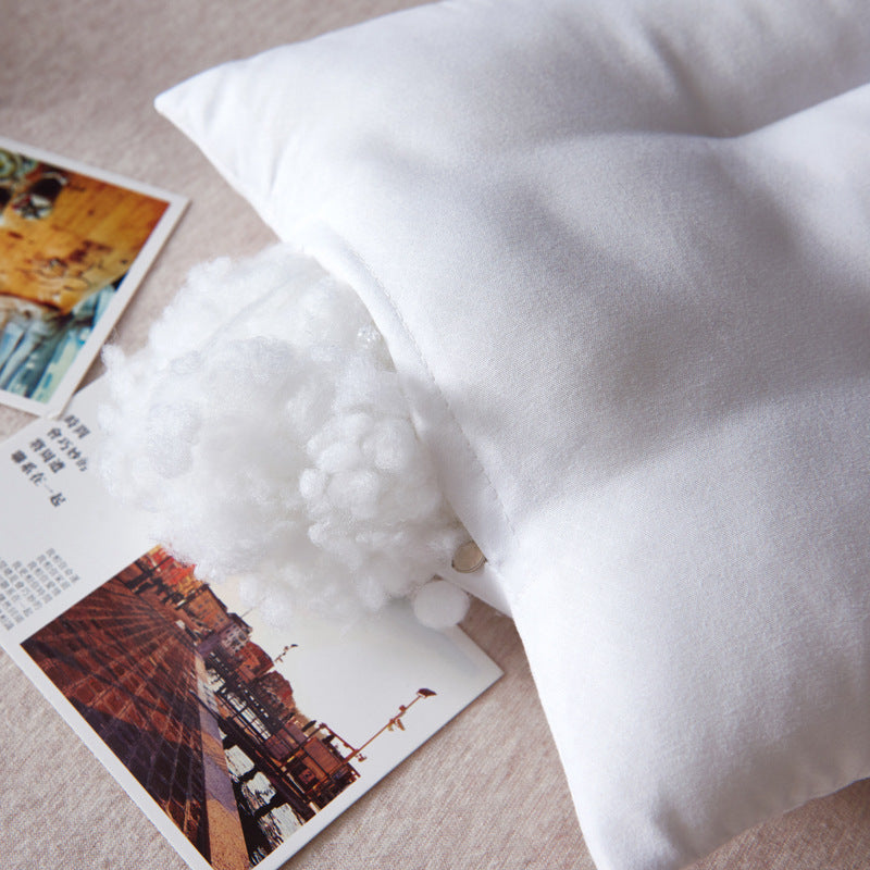 Premium Soft Microfiber Pillow | Washable Polyester Pillow Core for Home Use
