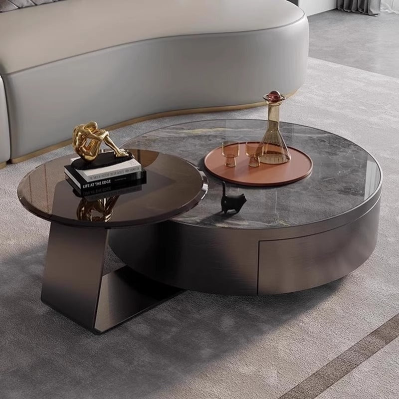 🎄50% Christmas special 🎄Luxury Round Coffee Table | The perfect choice to elevate your living room✨!