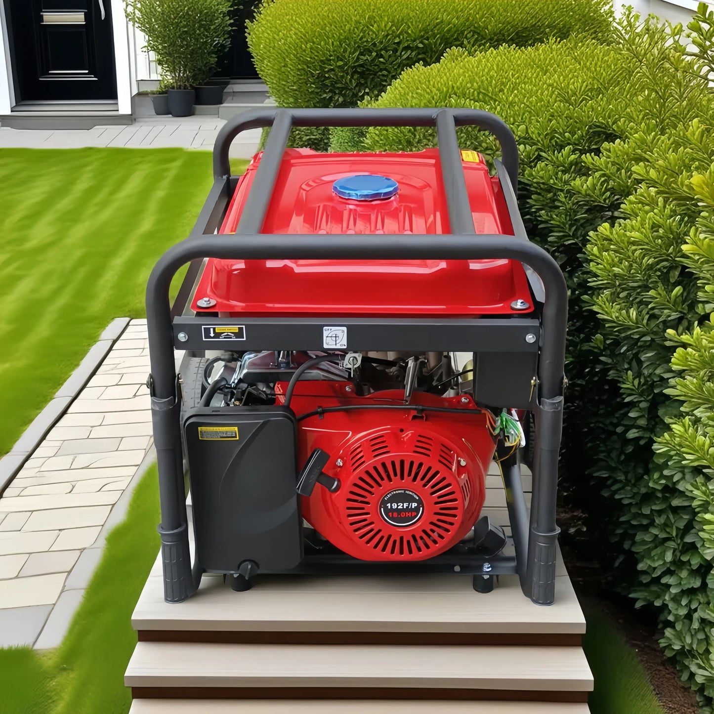Hot selling high performance 7KW gasoline generator, portable camping, home gasoline generator