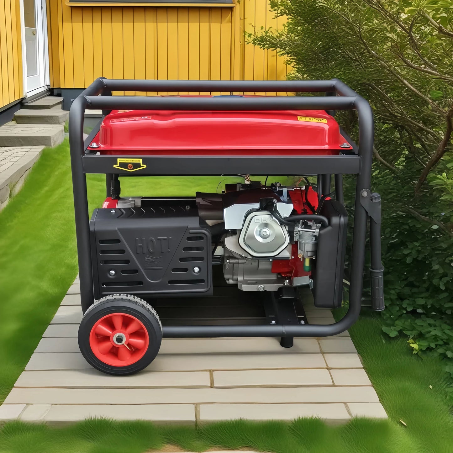Hot selling high performance 7KW gasoline generator, portable camping, home gasoline generator