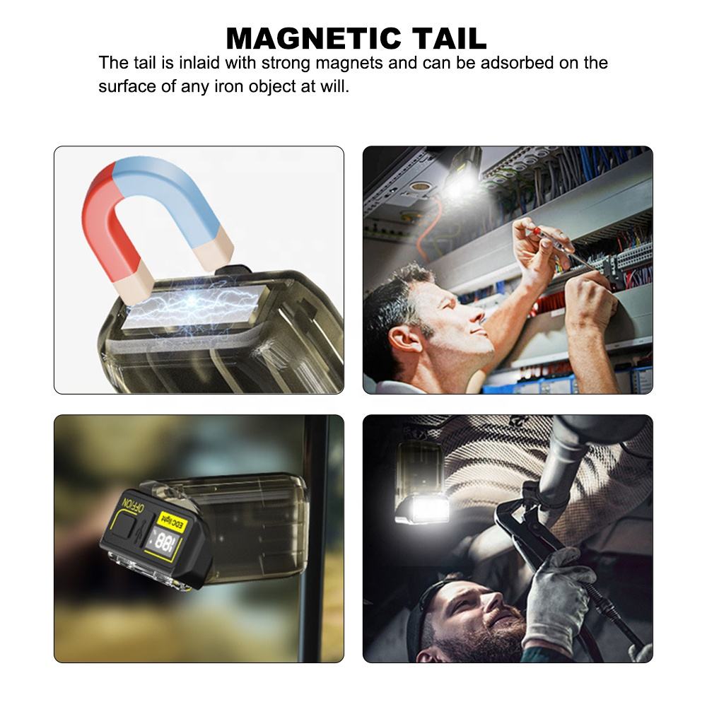 Rotatable Magnetic Work Light – Mini Keychain Design, Perfect for Emergencies & Camping!