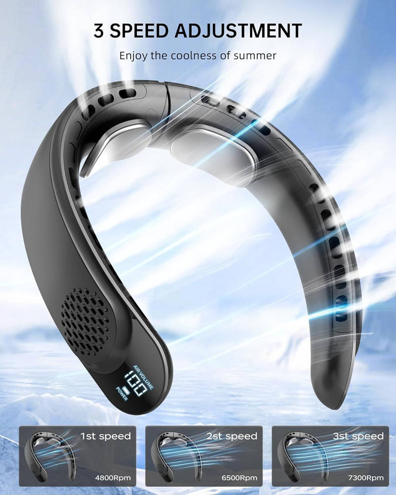 🎄50% Christmas special 🎄Mini bladeless Turbine Fan – Portable, Silent Cooling for Outdoor Adventures!