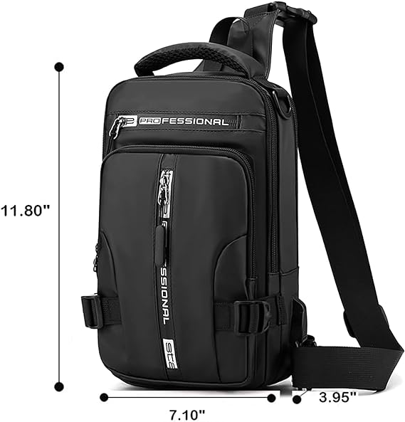 🔥🔥Sling Backpack Crossbody Shoulder Chest Bag with USB Cable🔥🔥