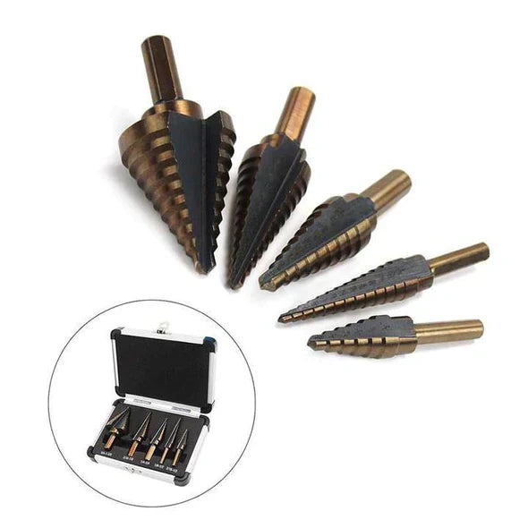 🔥🔥Titanium Step Drill Bit Set🔥🔥