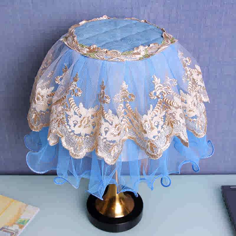 Multi-Purpose Lace Dust Cover – Stylish Round Cover for Lamps, Rice Cookers, Air Fryers, and Tea Sets