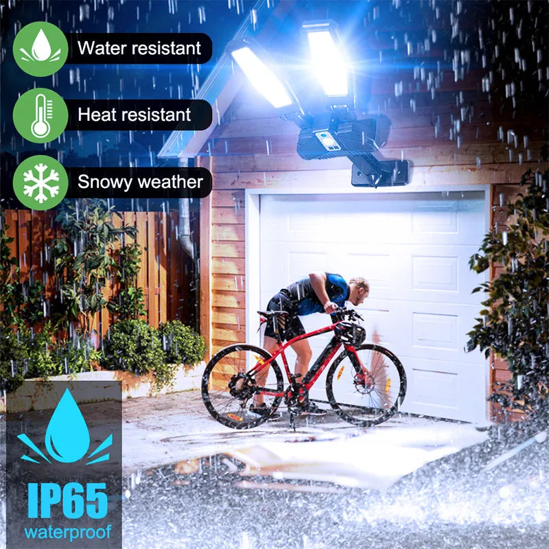 Solar Street Lights Outdoor 3 Modes /Waterproof/Sensor/remote control/solar