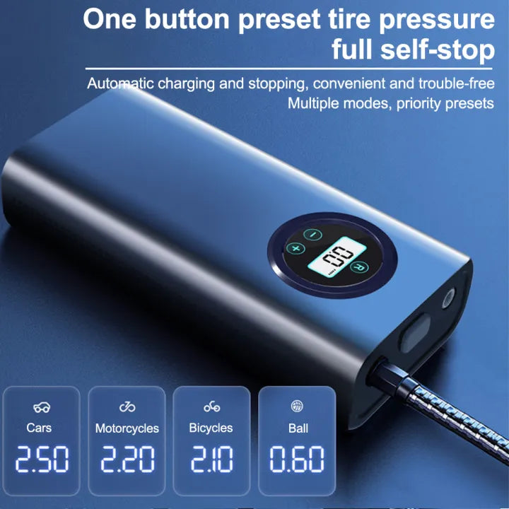 Portable Air Pump Wireless Tyre Inflator