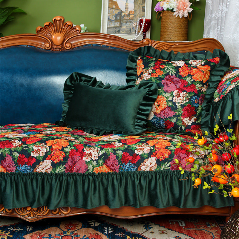Modern living room cover sofa jacquard fabric large sofa cover