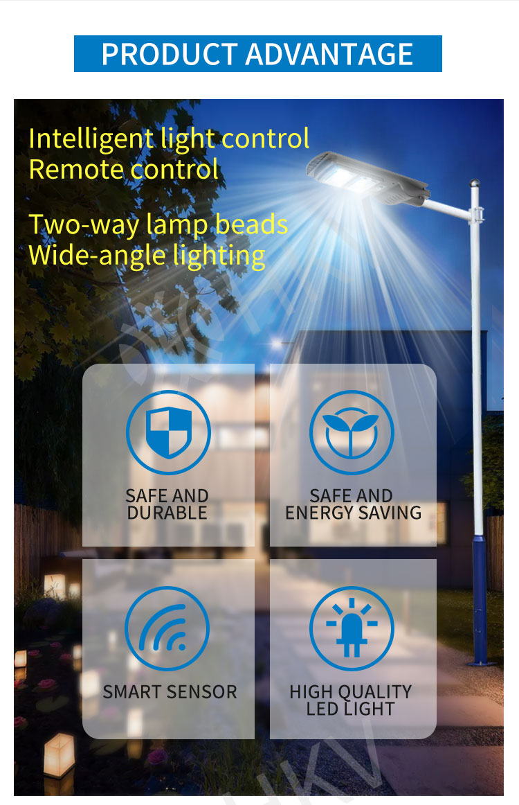 Five light sources one street lamp