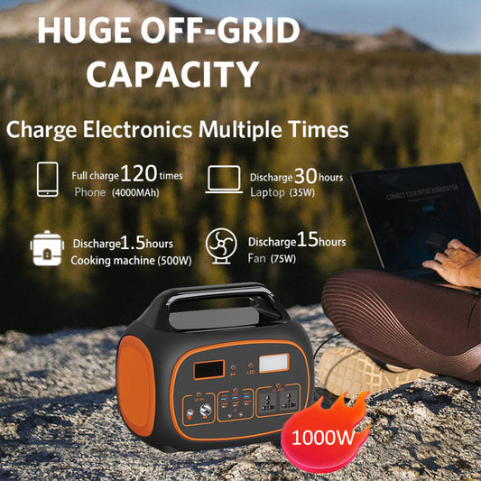 Yaqi 1000W Tragbare Powerstation Outdoor Battery Portable Power Station