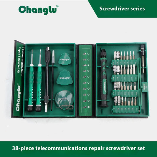 38 - Piece Telecommunication Maintenance Precision Screwdriver Set