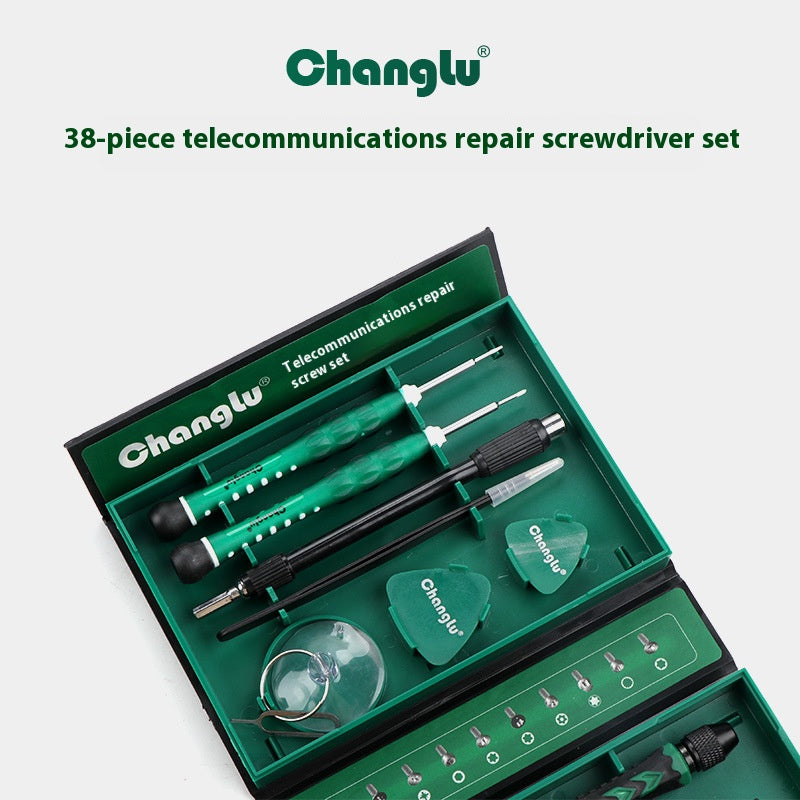 38 - Piece Telecommunication Maintenance Precision Screwdriver Set