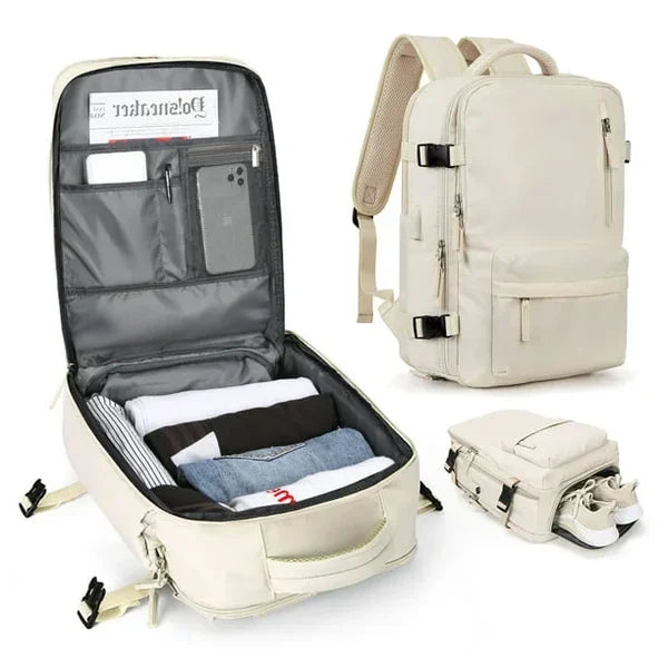 Durable Waterproof Hiking Backpack with USB Charging Port