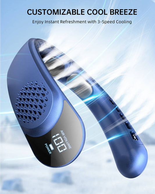 🎄50% Christmas special 🎄Mini bladeless Turbine Fan – Portable, Silent Cooling for Outdoor Adventures!