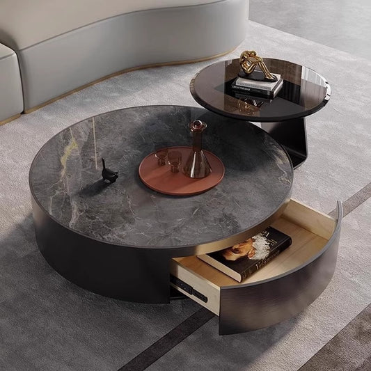 🎄50% Christmas special 🎄Luxury Round Coffee Table | The perfect choice to elevate your living room✨!