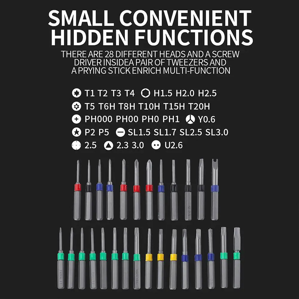 Magnetic Screw Driver Kit Multi-purpose Precision Screwdriver Set Repair Tool Accessories