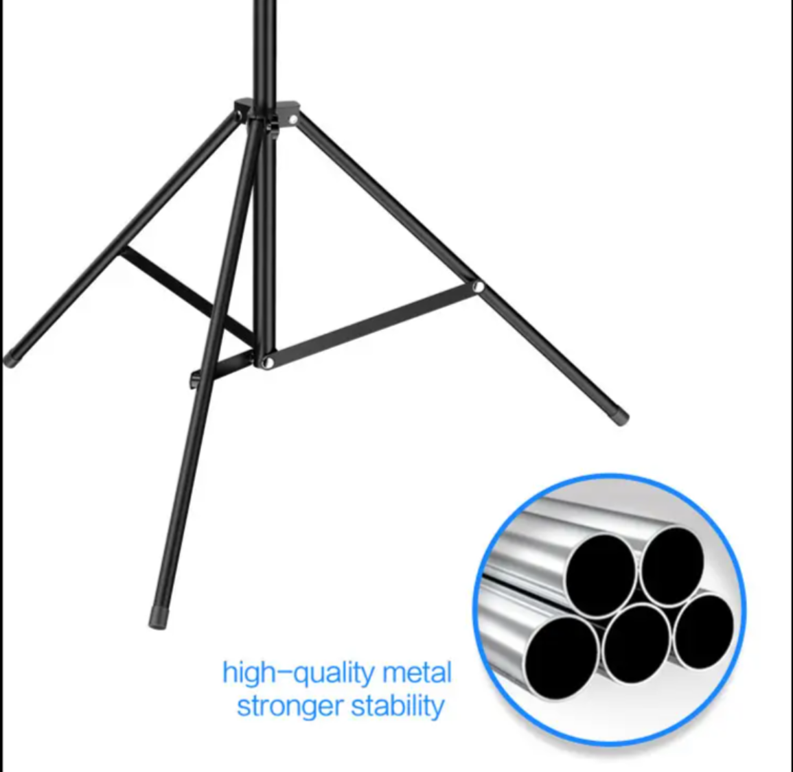 360 adjustable professional led ring light retractable mobile phone stands