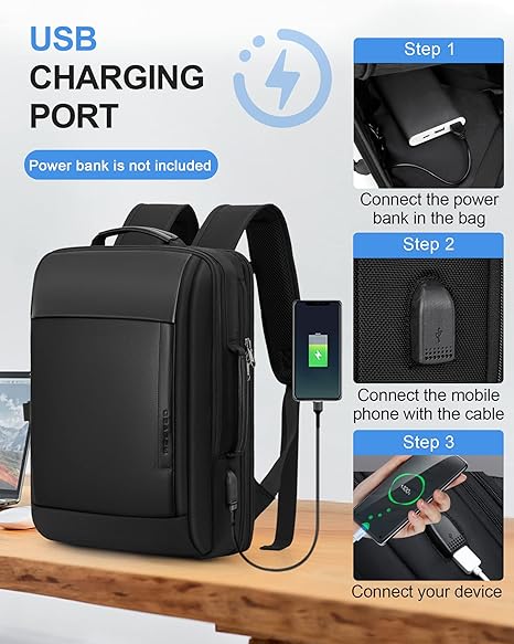 Durable Waterproof Hiking Backpack with USB Charging Port