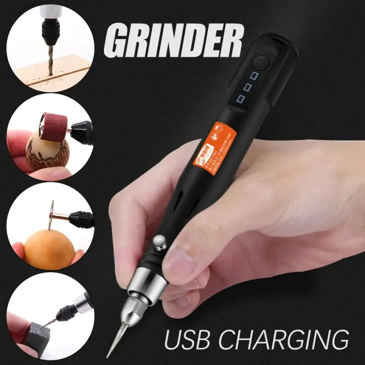 3-Speed Adjustable Handheld Electric Carving Pen DIY Engraving Tool Kit