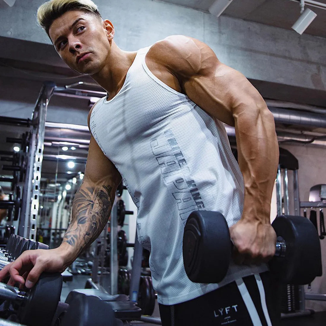 Men's Summer Sleeveless Fitness Tank Top - Breathable Vest for Running & Gym