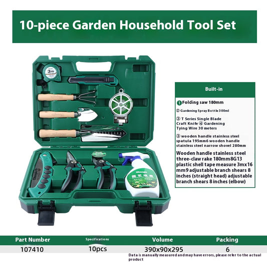 10 - Piece Garden Home Tool Set