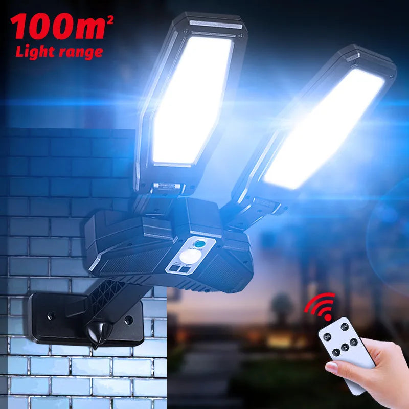 Solar Street Lights Outdoor 3 Modes /Waterproof/Sensor/remote control/solar