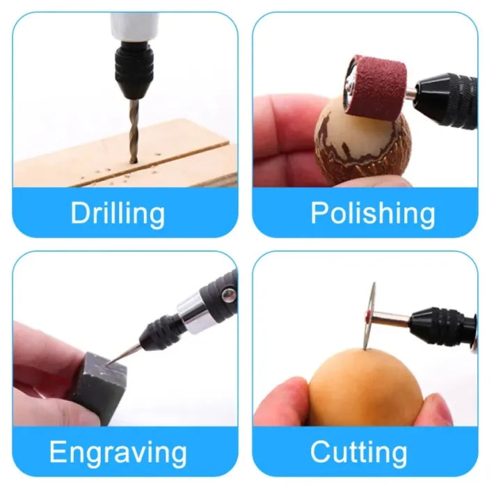 3-Speed Adjustable Handheld Electric Carving Pen DIY Engraving Tool Kit