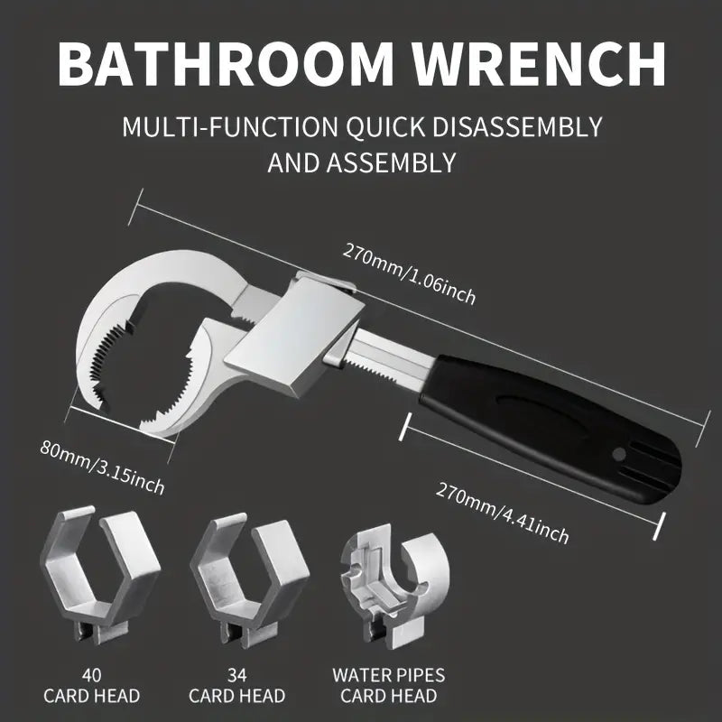 👍👍Multifunctional Bathroom Wrench🔥🔥
