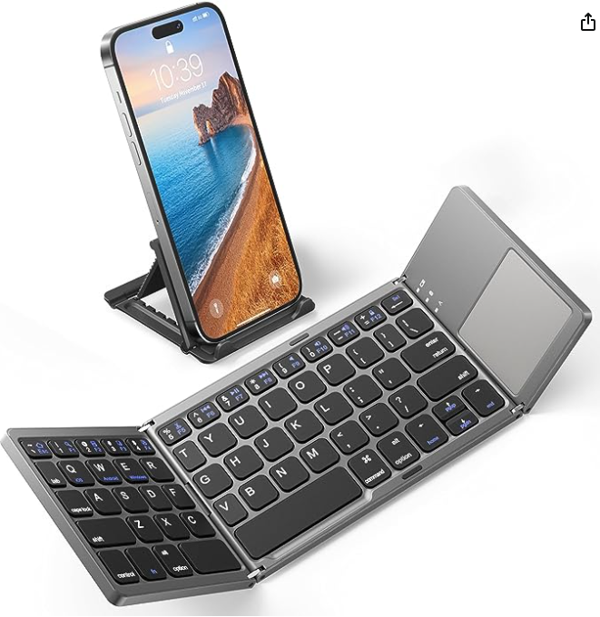🔥🔥🔥Mini Wireless Foldable bt portable folding Keyboard🔥🔥🔥